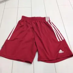 adidas Climalite 赤 ハーフパンツ