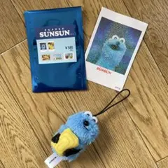 パペットスンスン 指人形マスコット たまご スシローコラボ キラキラ ステッカー