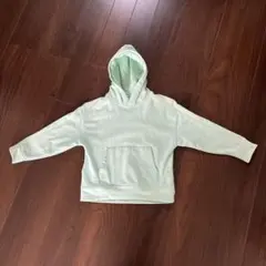 ZARA 薄緑 フード付きパーカー サイズ7