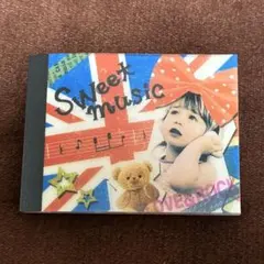 【匿名配送】平成レトロ 当時物 ミニミニメモ帳 スイートミュージック 外国人少女