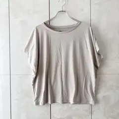 UNIQLO ユニクロ　ドレープクルーネックT XL 透け感