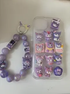 クロミ iPhone13iPhone14ケース キーホルダーセット