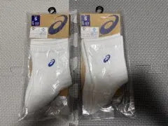 asics バスケットボールソックス 2足セット Sサイズのサムネイル