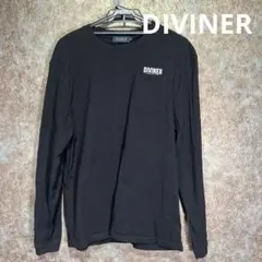 DIVINER ロングTシャツ　ブラックのサムネイル