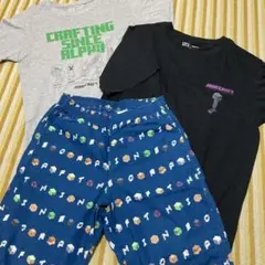 UNIQLO Minecraft Tシャツ&ステテコ