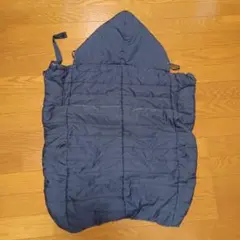 防寒ケープ ネイビー×グレー 抱っこ紐・ベビーカー用