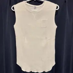 美品！ワッフルノースリーブ