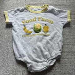 BREEZEブリーズ　ロンパース　フルーツ、野菜柄
