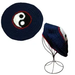 【ごぼう】y.a.r.n ニットハット インヤン 陰陽 ごぼう】y.a.r.n ニットハット インヤン 陰陽 ごぼう】y.a.r.n