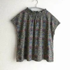 genten ゲンテン 新品 リネン刺繍プルオーバーブラウス 麻100% 38