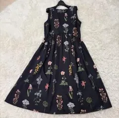 バード&リーフ】ローラアシュレイ ボタニカル柄 リボンベルト 
