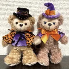 ダッフィー シェリーメイ ハロウィンコスチューム ぬいぐるみバッチ