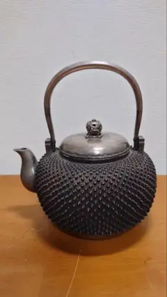 純銀製 蓮の彫刻 槌目 口打出湯沸 銀瓶 煎茶道具 ginnbinn-6_1.jpg?v=1709077933&