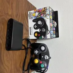 ゲームキューブコントローラー　スマブラブラック