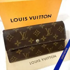 【美品】ルイヴィトン ☆ポルトフォイユサラ モノグラム 長財布 折り財布