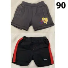 SLAPSLIP ショートパンツ 2枚セット　90