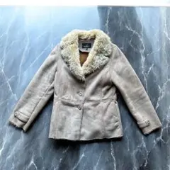 J.B PUMPKIN ムートンコート　レディース　ベージュ　Lサイズ　冬服