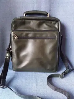 RONSON レザーバッグ メンズ ショルダー／2WAY／仕分け多め