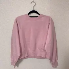 裏起毛スウェット ピンク