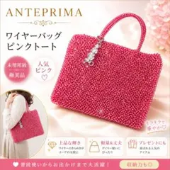極美品】アンテプリマ ワイヤーバッグ ピンク トート レディース 人気 