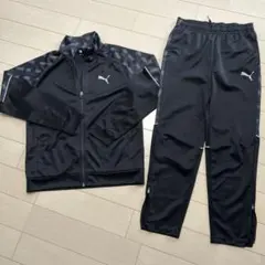 PUMA ブラック ジャージ 160 上下
