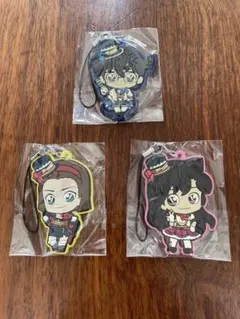 名探偵コナン ラバーストラップ 3種セット　携帯ストラップ