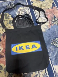 IKEAトートバッグ 黒のサムネイル