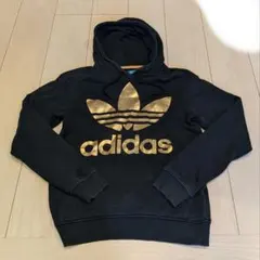 adidas(アディダス)パーカー　プルオーバー　ビッグロゴ　XS