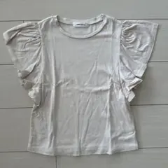 COMME CA FILLE フリル袖 Tシャツ 120-130cm