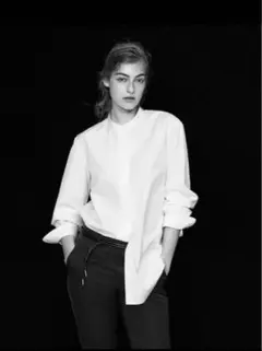 【美品】UNIQLO ジルサンダー スタンドカラーシャツ ＋J ユニクロ