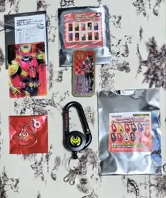 【4点セット】 仮面ライダー キバ カラビナ クリアカード マグネット チャーム