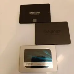 Samsung 870 EVO Crucial MX500 ほか計3本セット