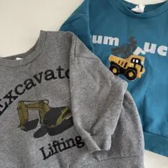 長袖トレーナー2点セット