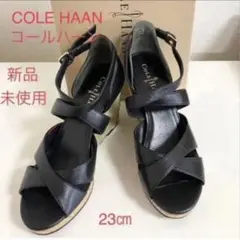 新品・未使用・箱付き【コールハーン】レディース ウェッジサンダル 23㎝