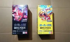 ONE PIECEカードゲーム 決戦の刻 神の島の冒険 BOX テープカット