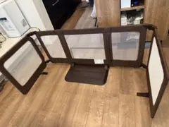 日本育児 ベビーゲート おくだけとおせんぼ スマートワイド ブラウン