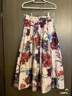 ZARA WOMAN フラワープリント ロングスカート