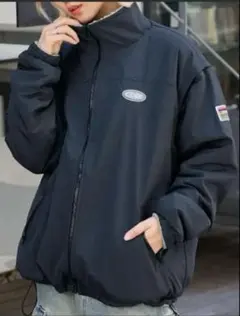 CODDERR】リバーシブル スタンドネックボアブルゾン/ベスト
