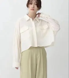 ★新品タグ付き♡NOAHL♡ジャガード ショートシャツ★