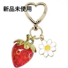 新品未使用　いちご　ストロベリー キーホルダー　チャーム