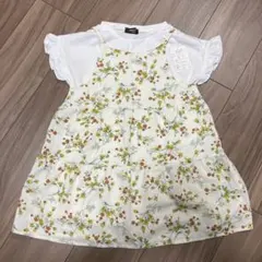 【新品未使用】コムサ、セットワンピース100㎝