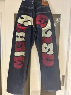 希少‼️エヴィス ダークデニム ピンクデザイン　32✖️32 EVISU（デニム/ジーンズ ・ ピンク/桃色系）のフリマアイテム一覧
