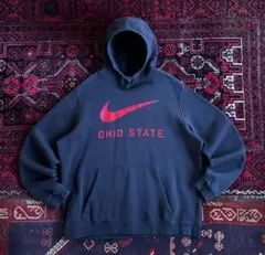 ヒ*シ様 NIKE ナイキ カレッジロゴ プルオーバー パーカー ブラック XL