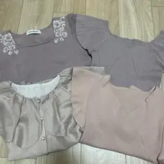 ピンク系/トップス4点セット