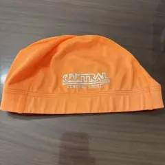 セントラルスポーツ 水泳帽 オレンジ