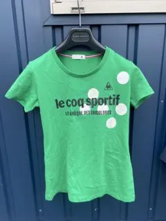 【le coq sportif】半袖Tシャツ　グリーン　Sサイズのサムネイル