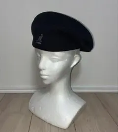 M 新品 KANGOL ハンチングキャップ カンゴール ベレー帽 黒 ブラック