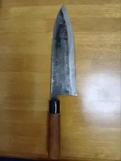 包丁 01616 出刃 保勝 手作り 地肌(超細) 鏡面仕上げ 本職用 未使用品