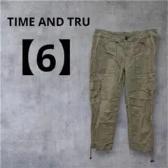 TIME AND TRU 【6】サイドポケット付き　カーゴパンツ ベージュ