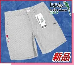 【新品】bpmナノユニバースゴルフショートパンツイージーショーツストレッチ白SS